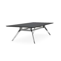 Delta Boardroom Table Stainless Steel Leg