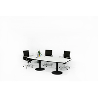 Verse Boardroom Table Black Leg