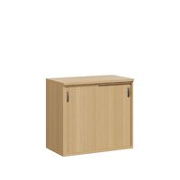 Sliding Door Desk Height Cupboard Credenza