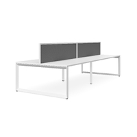 Forum Double Side 4 People Desk Tek 30 Screen