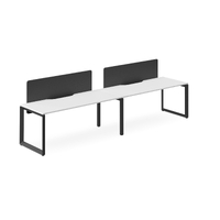 Forum Single Side 2 People Desk Optic Screen