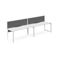 Forum Single Side 2 People Desk Tek 30 Screen