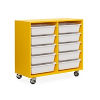 10 Mobile Tote Box Melamine Trolley