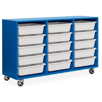 15 Mobile Tote Box Melamine Trolley