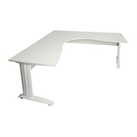 Corner Workstation Metal Frame Rapid Span