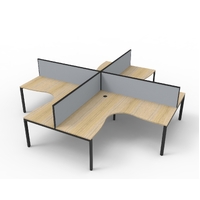 Infinity Profile Leg 4 POD Workstation
