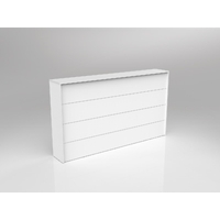 Axis White Reception Counter