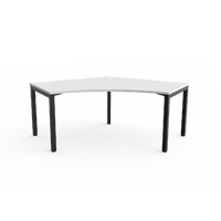 Axis Fixed Height Single User 120° Workstation