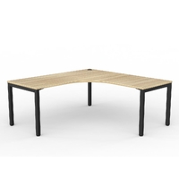 Axis Fixed Height Single User 90° Workstation