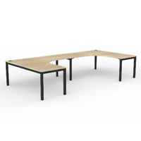 Axis Fixed Height 2 User 90° Workstation