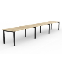 Axis Fixed Height 3 User Single Sided Desk