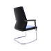 Black PU Leather Executive Visitor Chair Cantilever Base CL3000V