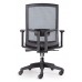 Kal Black High Mesh Back Office Chair with Arms
