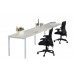 Multi User Single Sided Workstation Profile Leg without Screen