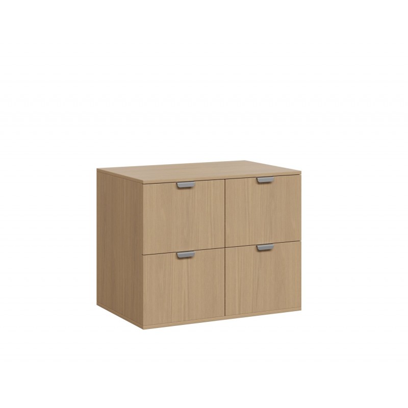 Melamine Lateral Filing Cabinet 4 Drawers