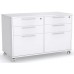 Axis White Mobile Caddy with 2 set of Drawers